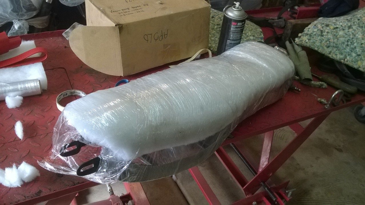 leather strips cut to glue on the side