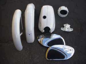 Newly painted Tank and Fenders